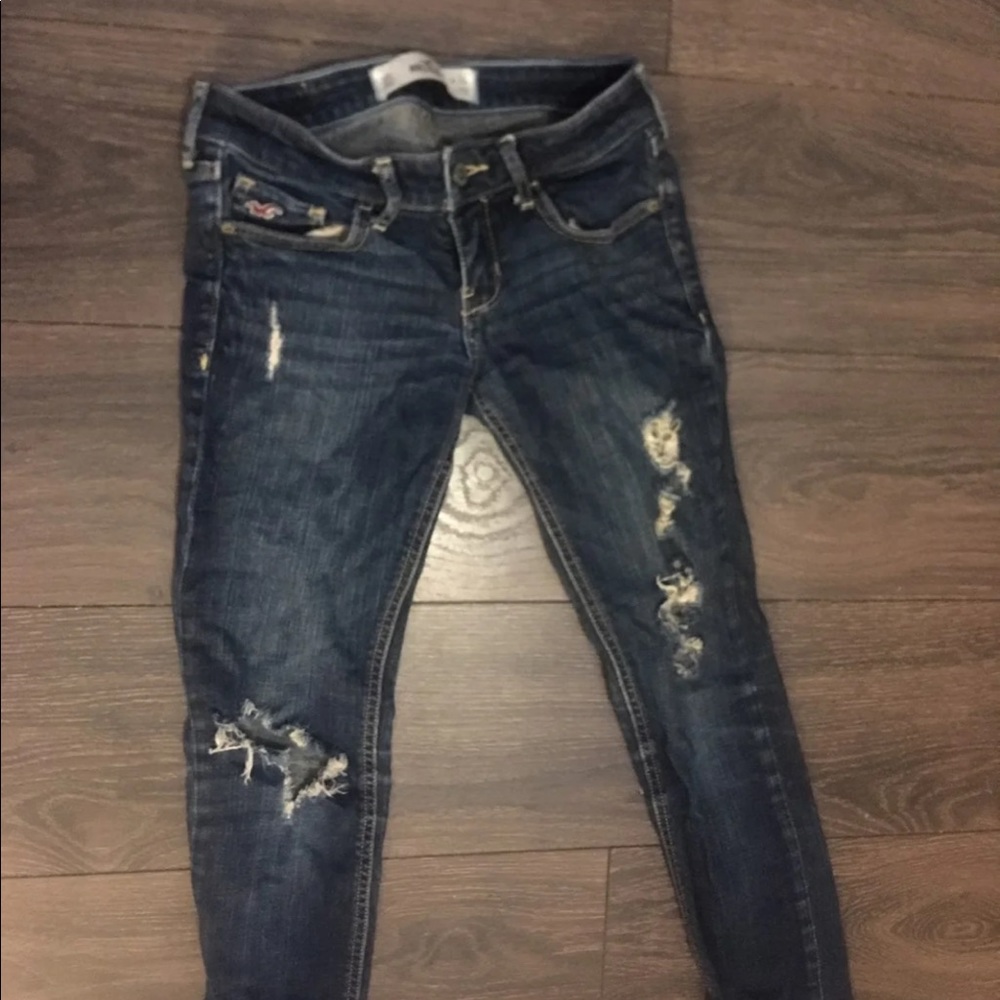 Ripped Hollister Jeans